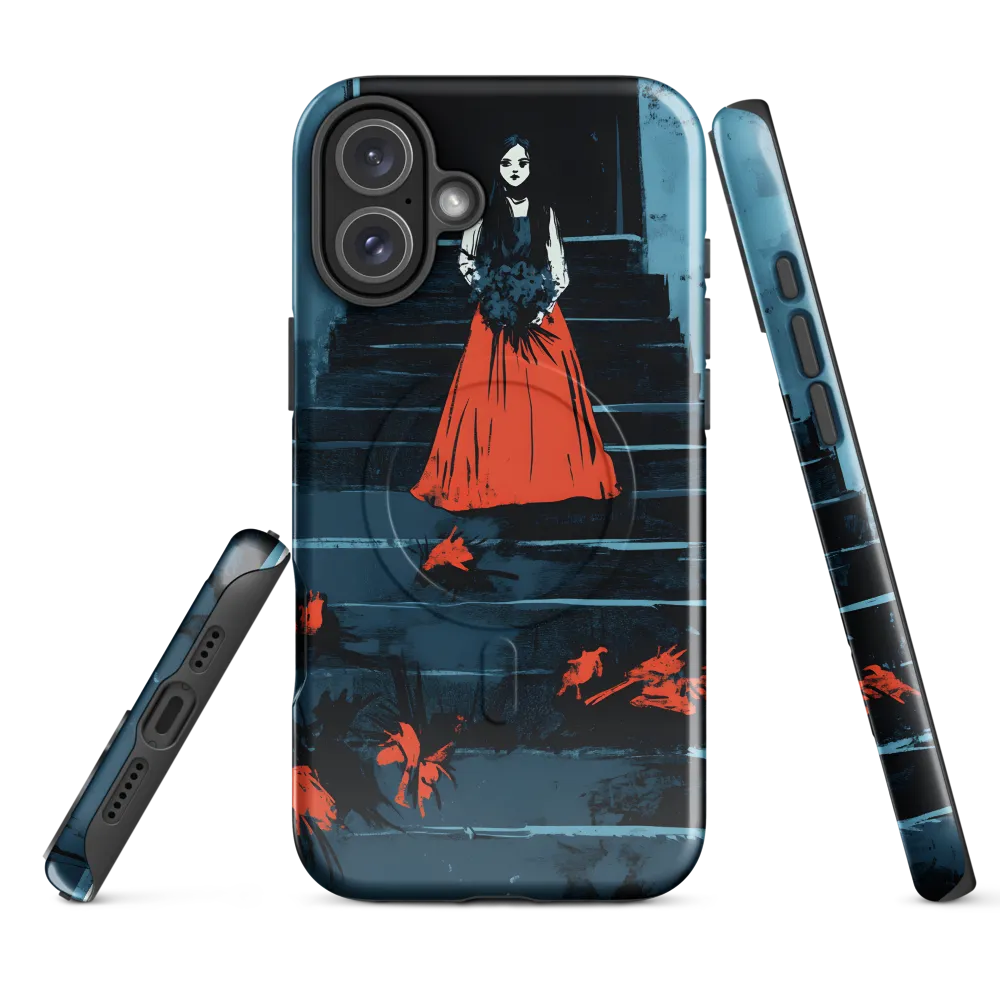 Silent Steps | Phone Case |  16 Plus | MagSafe® Tough Case | Glossy