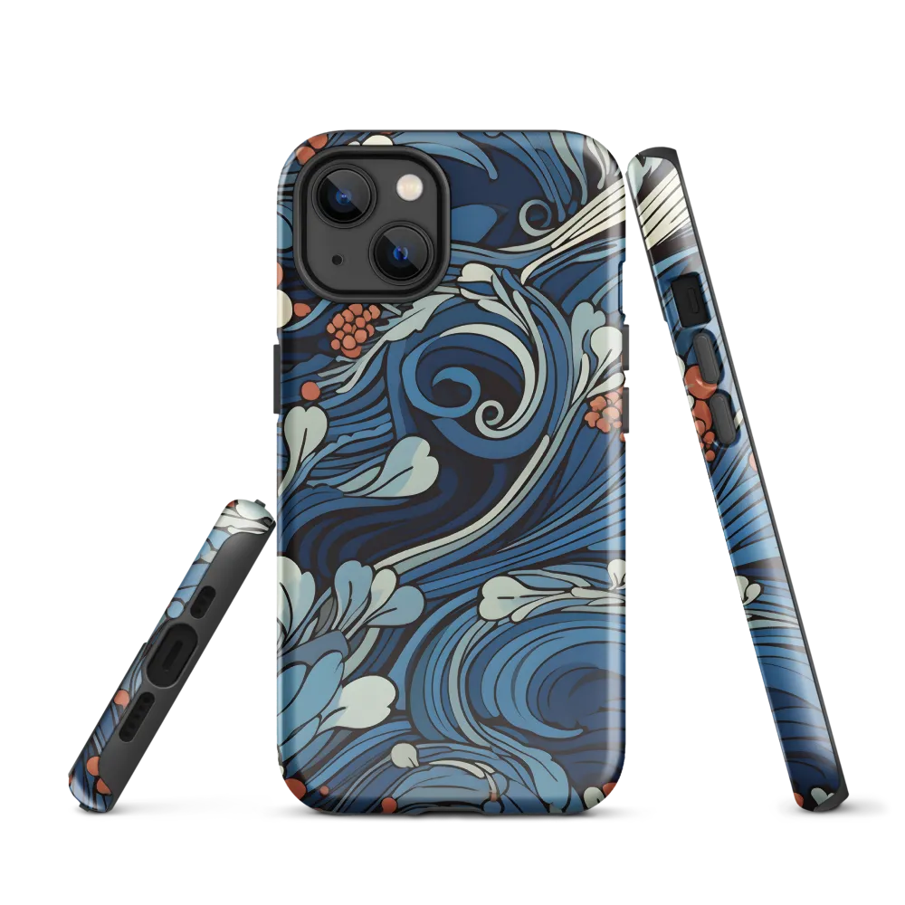 Nature's Elegance: An Oceanic Tapestry | Phone Case |  13 | Tough Case | Glossy