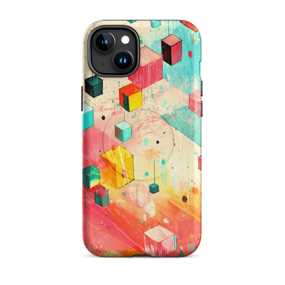 Suspended Cubes in Colorful Abstraction