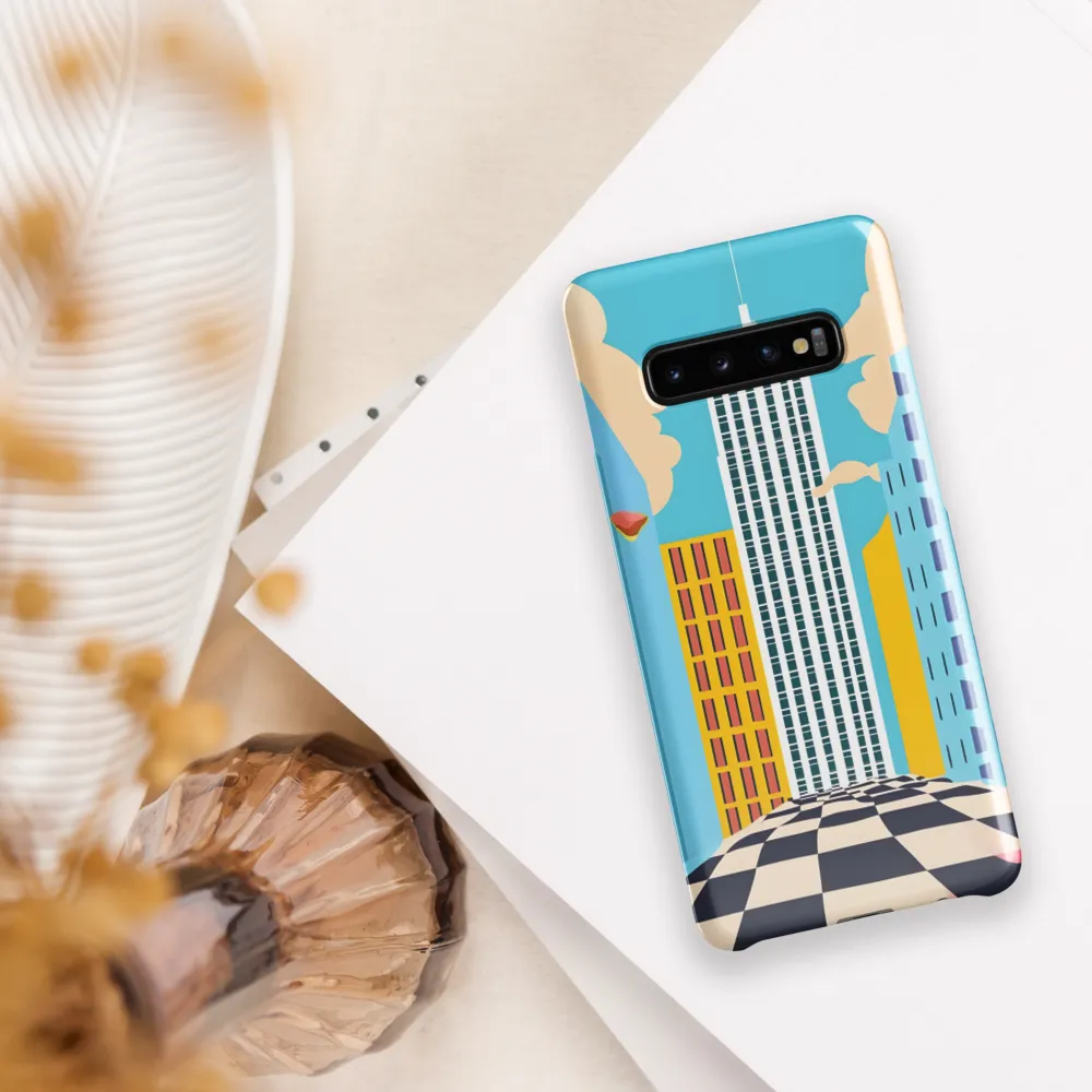 Vibrant Urban Dreamscape | Phone Case |  S10 Plus | Snap Case | Glossy