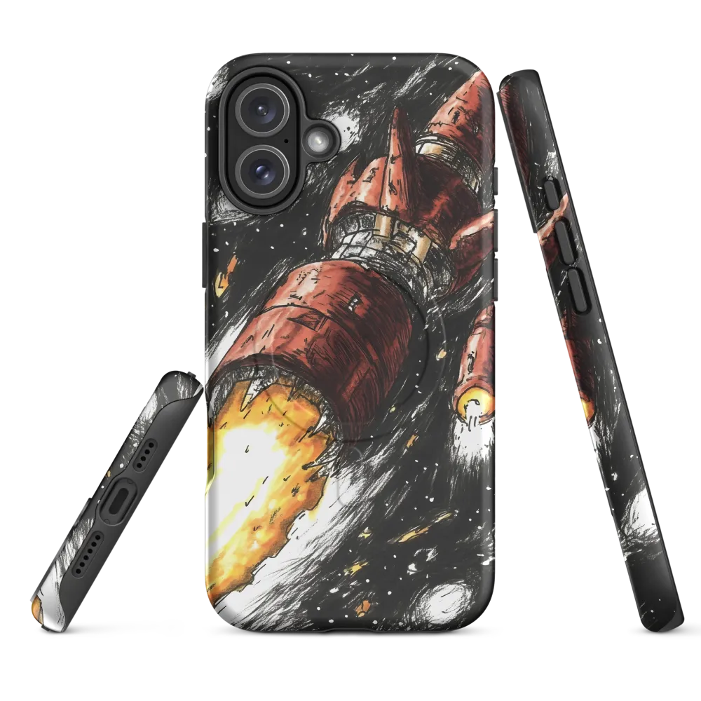 Ignition in the Abyss | Phone Case |  16 Plus | MagSafe® Tough Case | Matte