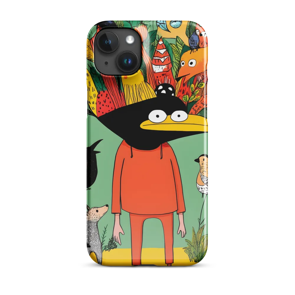 Whimsical Encounter in a Colorful Jungle