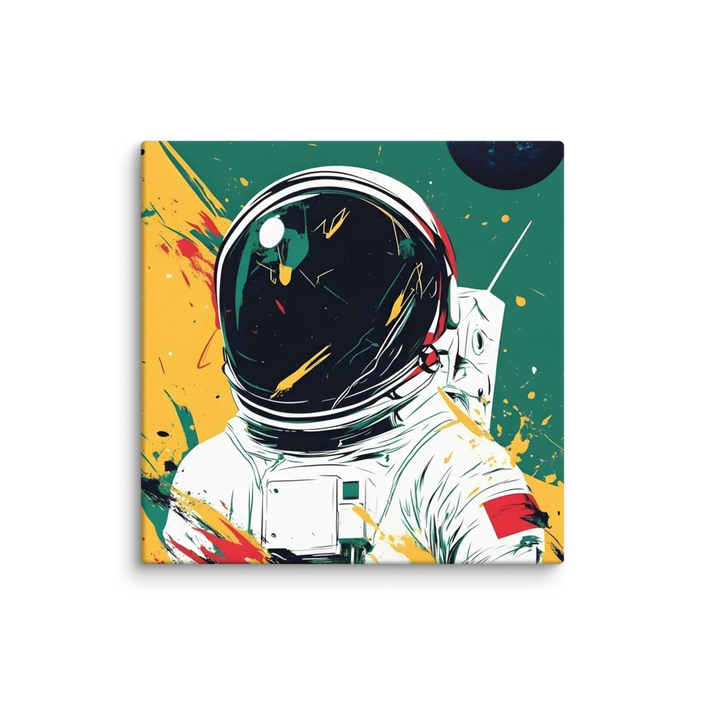 Galactic Explorer: A Modern Odyssey | Canvas | 18″×18″