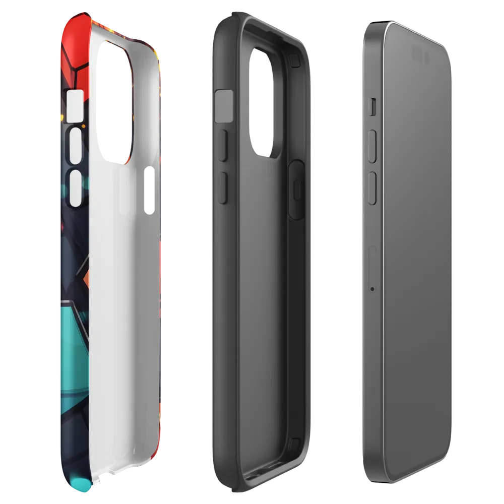 Illuminated Geometry | Phone Case |  14 Pro Max | Tough Case | Glossy
