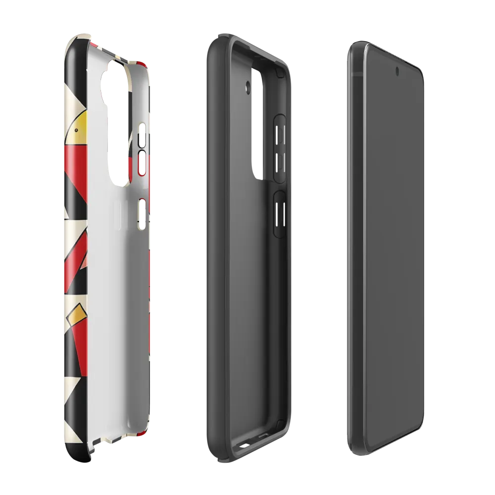Dynamic Geometric Harmony | Phone Case |  S21 FE | Tough Case | Glossy