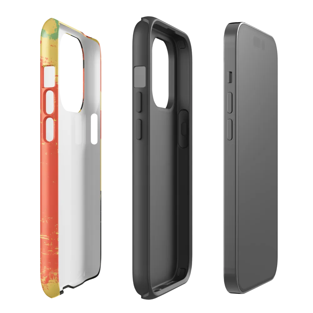Journey to the Stars: A Retro-Futuristic Landscape | Phone Case |  14 Pro | Tough Case | Glossy