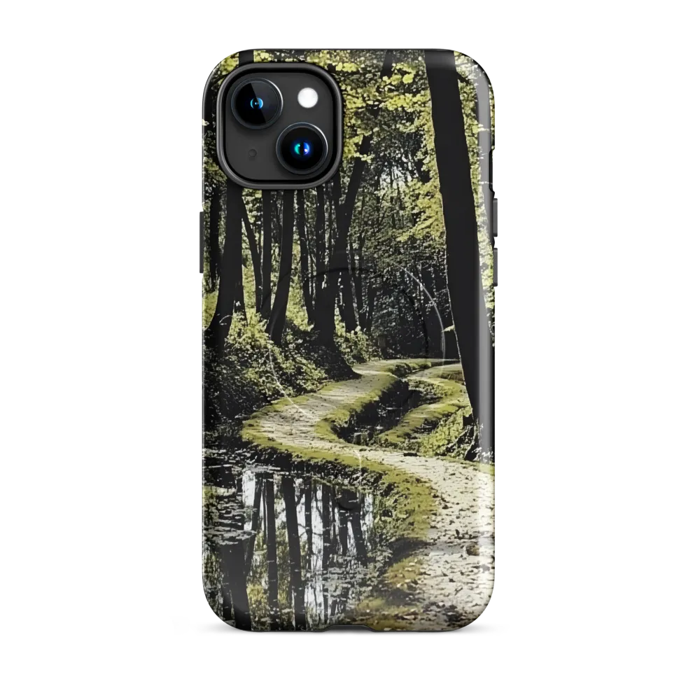 Whispers of the Forest Path | Phone Case |  15 Plus | MagSafe® Tough Case | Glossy