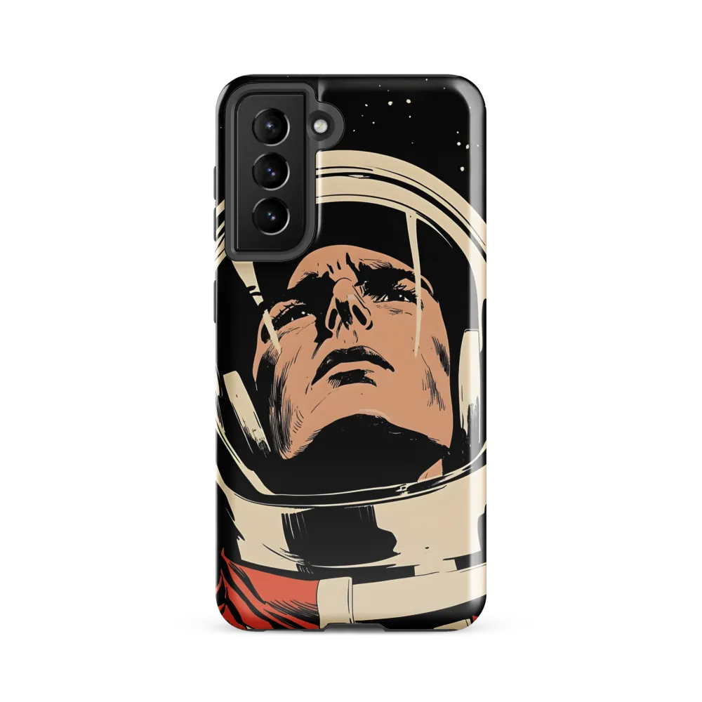 Gaze of the Astronaut | Phone Case |  S21 FE | Tough Case | Glossy