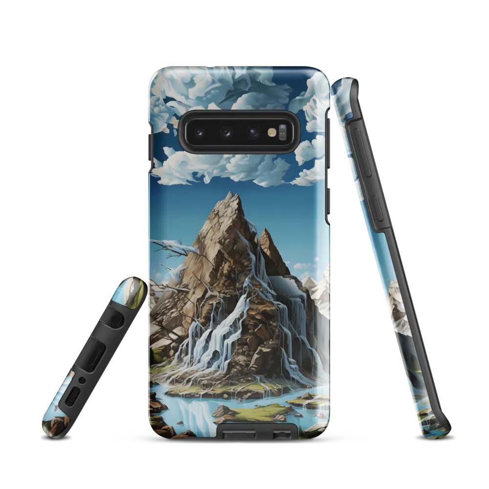 Majestic Cascade: A Mountain Masterpiece
