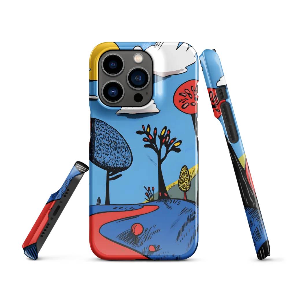 A Playful Journey Through Whimsical Woods | Phone Case |  14 Pro | Snap Case | Glossy