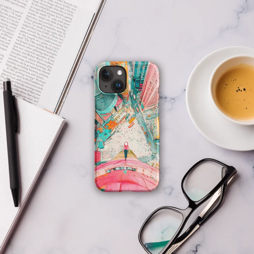 Vertical Horizons: A Surreal Cityscape Adventure | Phone Case |  15 | Snap Case | Matte