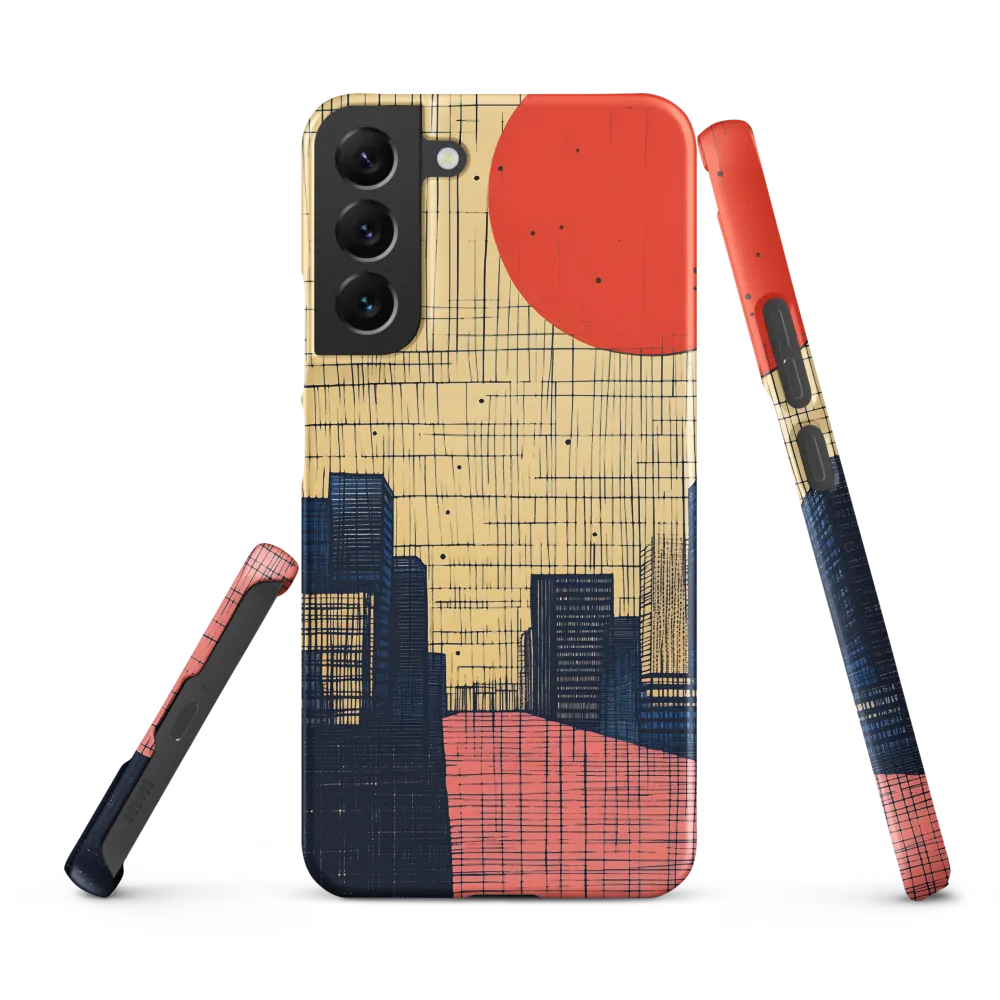 Urban Echoes: A Minimalist Cityscape
