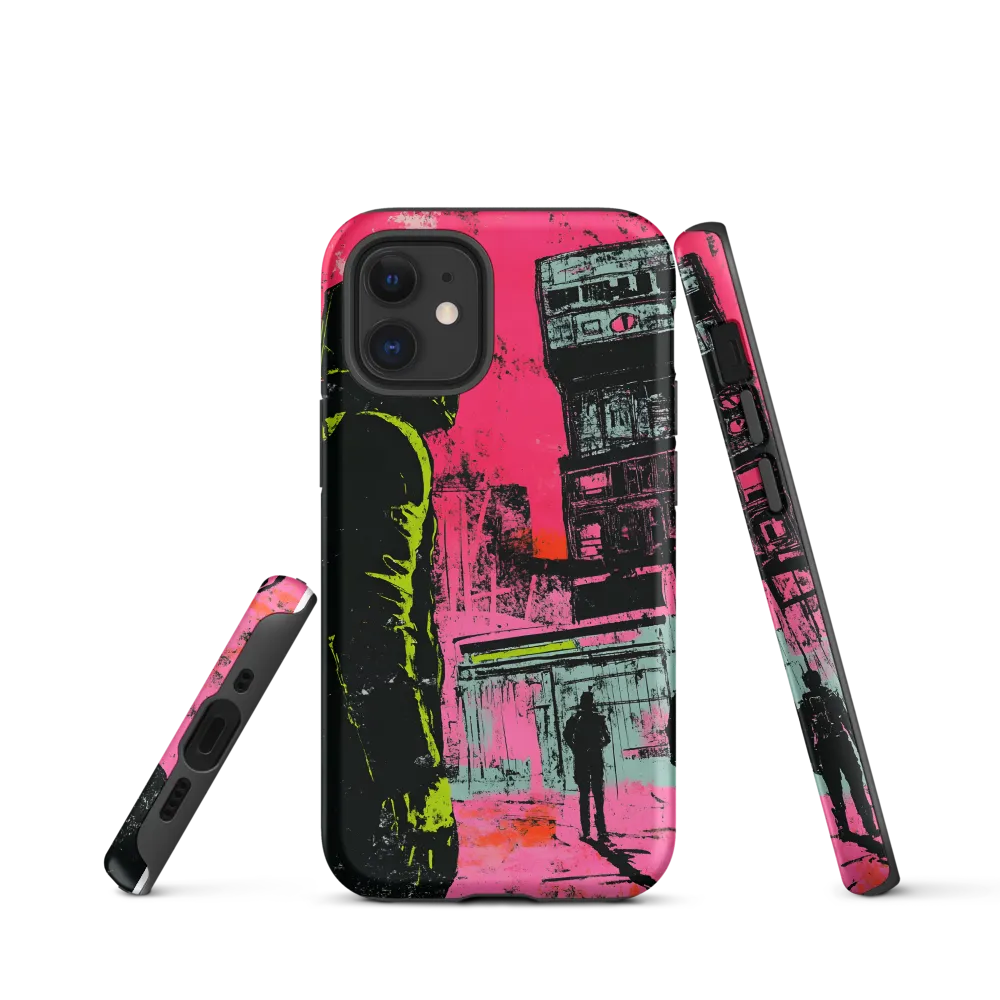Urban Echoes of Mystery | Phone Case |  12 mini | Tough Case | Matte