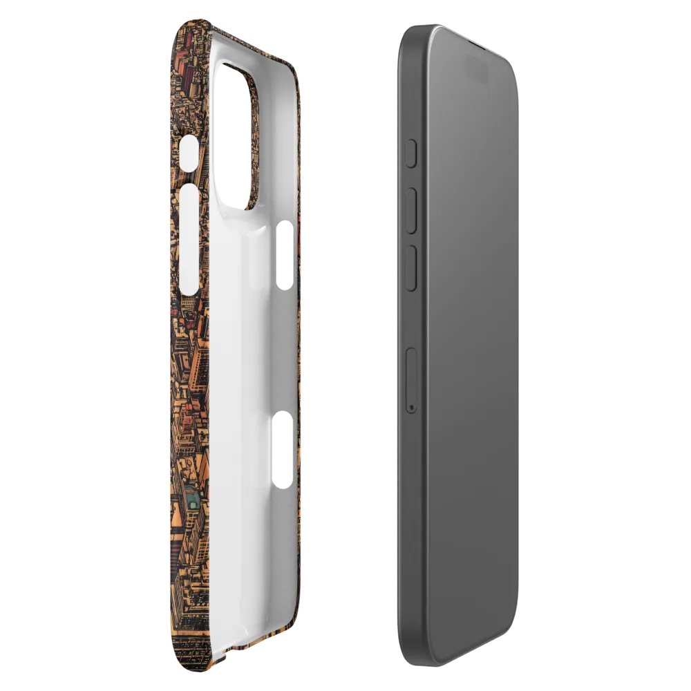 Urban Oasis: Aerial View of City Life | Phone Case |  16 Pro Max | Snap Case | Matte