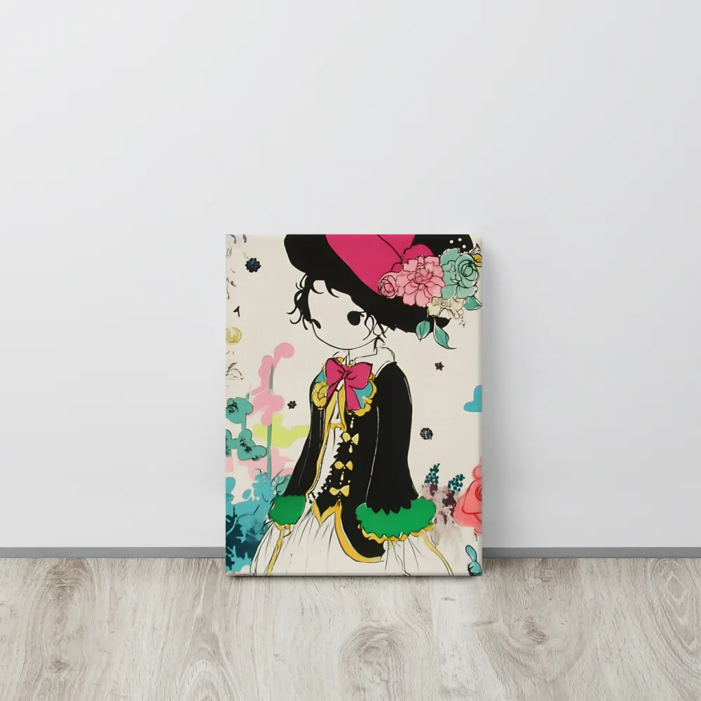 Whimsical Garden Reverie | Canvas | 12″×16″