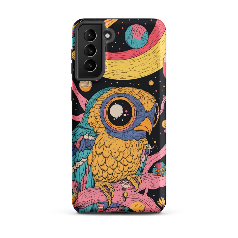 Whimsical Cosmic Owl
