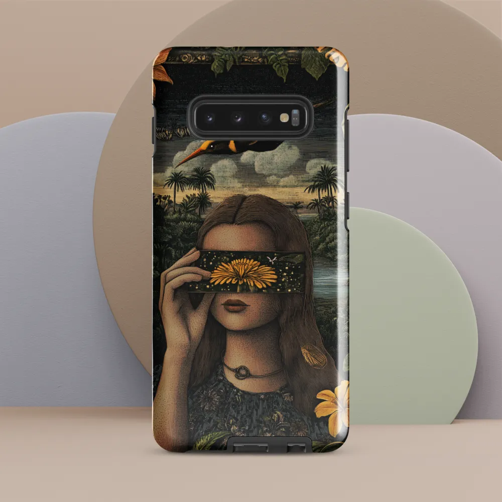 Veil of Nature: A Surreal Embrace | Phone Case |  S10 Plus | Tough Case | Glossy