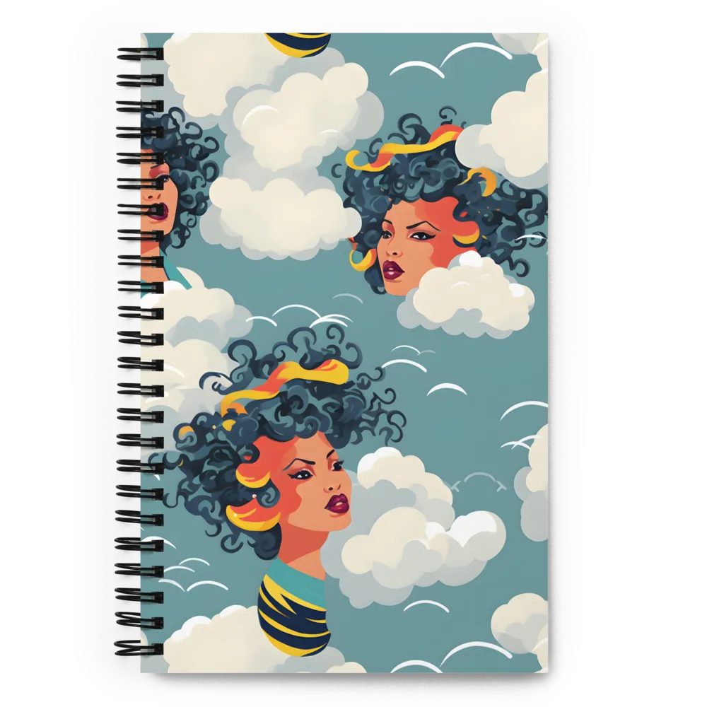 Whimsical Dreams in the Sky | Spiral Notebook