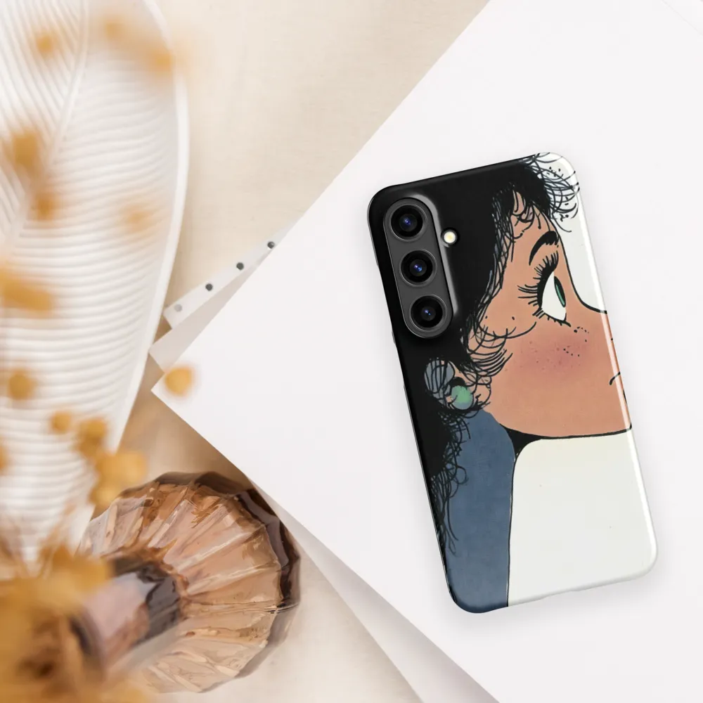 Whispers of Contemplation | Phone Case |  S24 Plus | Snap Case | Glossy