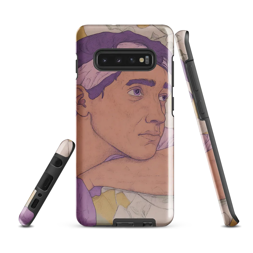 Contemplation in Pastel Hues | Phone Case |  S10 Plus | Tough Case | Glossy