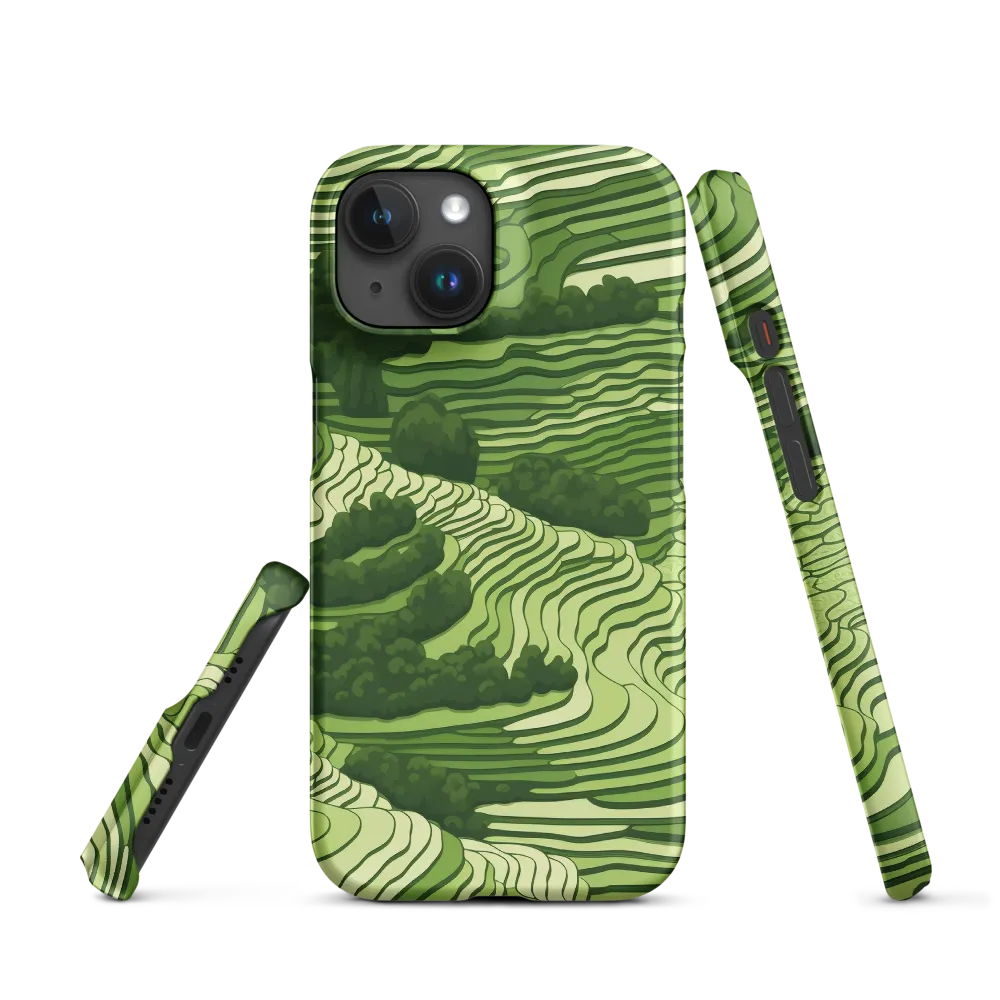 Waves of Green: An Abstract Landscape