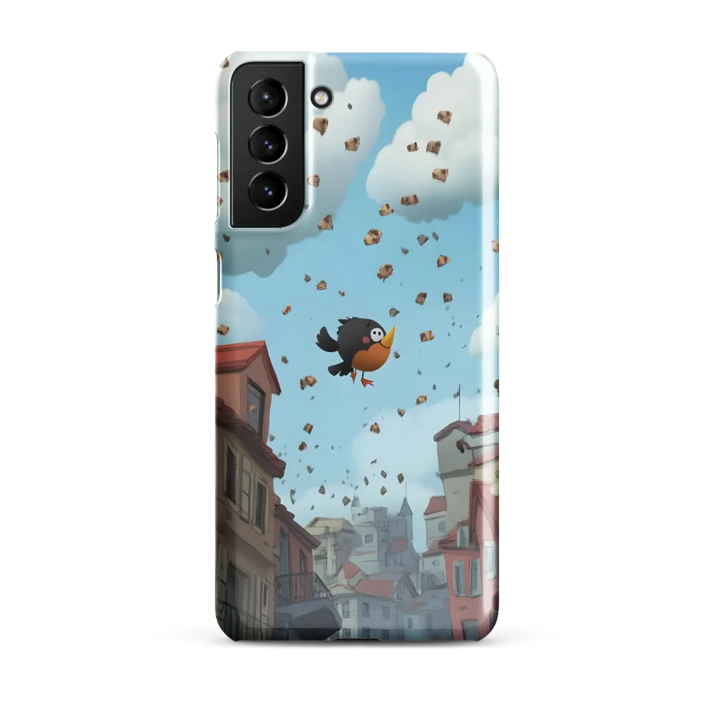 A Whimsical Flight Through Bread and Sky