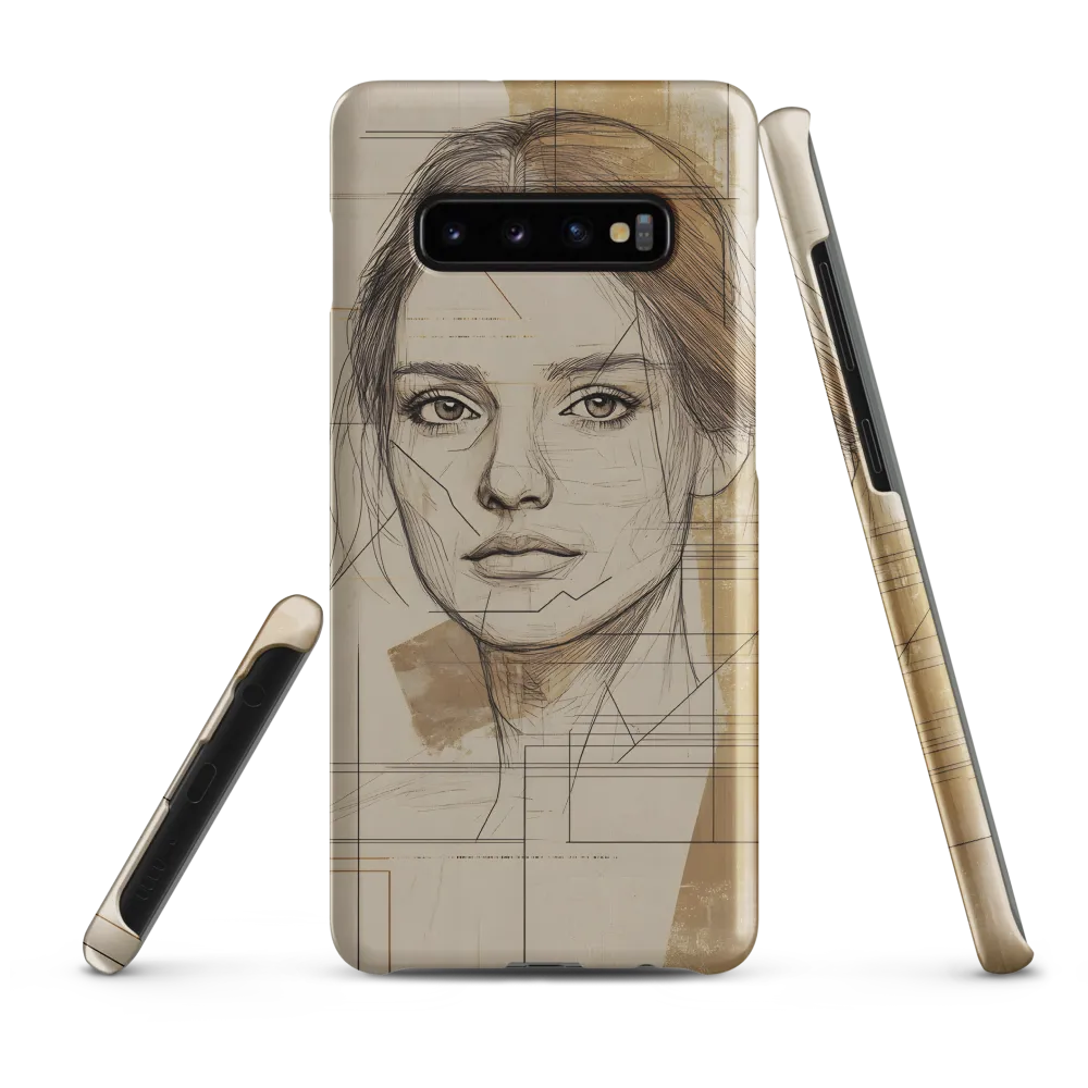 Geometric Elegance: A Modern Portrait