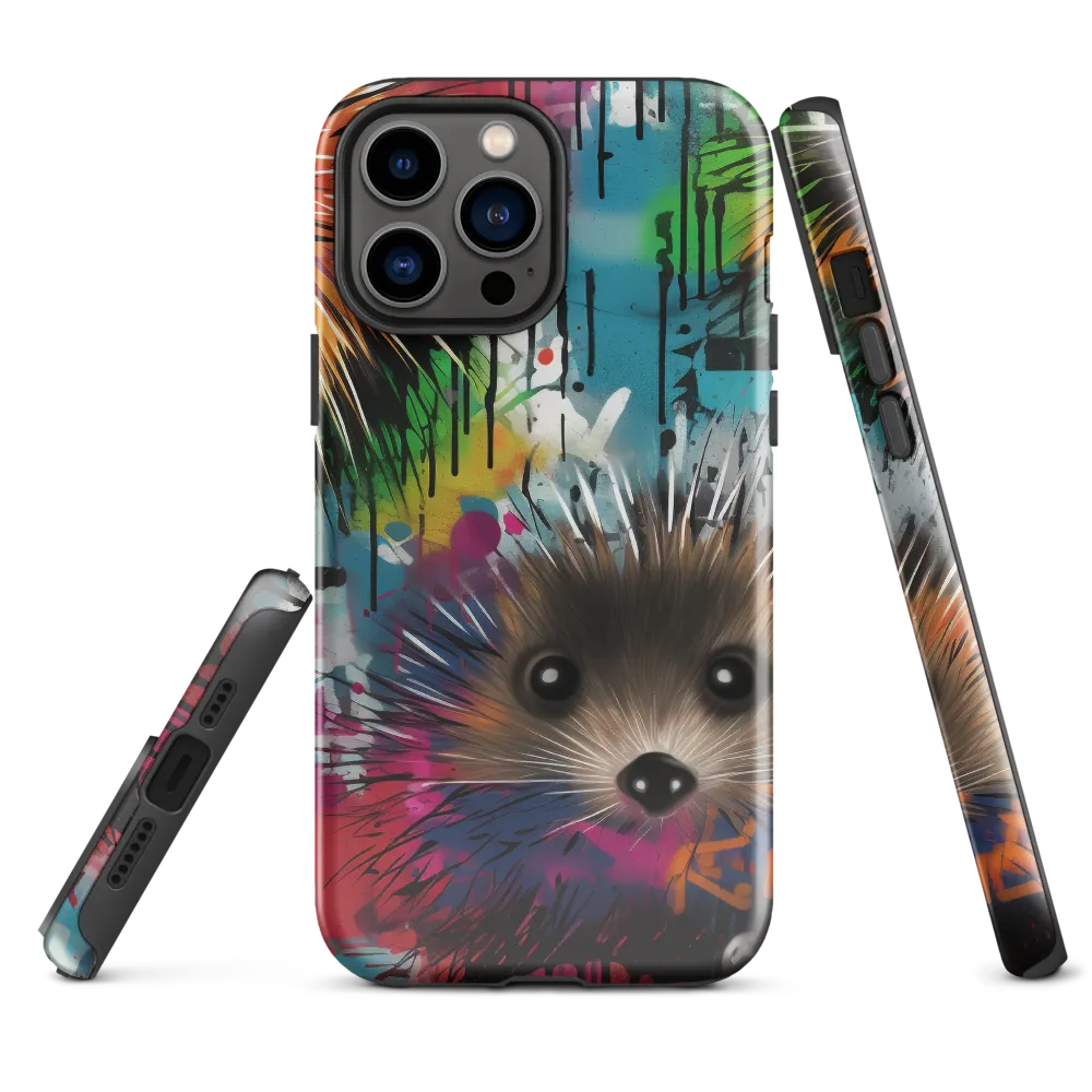 Whimsical Hedgehogs in a Kaleidoscopic Wonderland