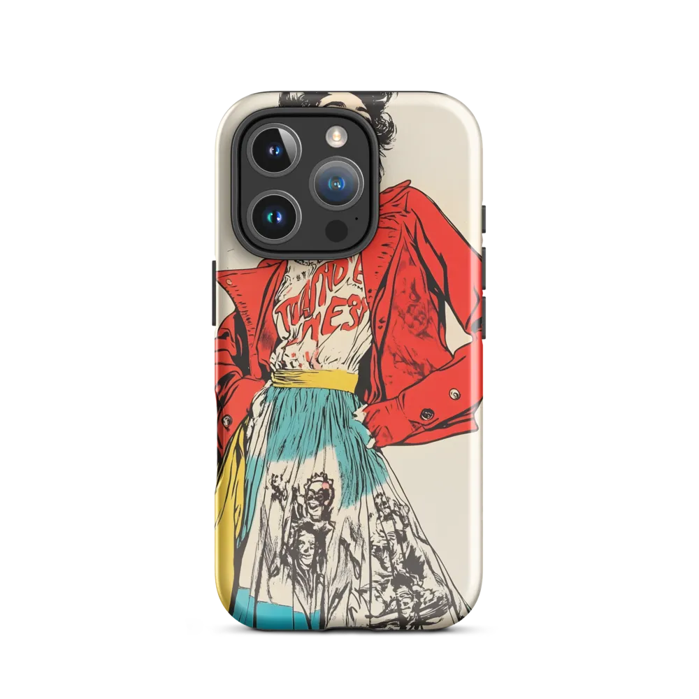 Vibrant Elegance: A Pop Art Fashion Statement