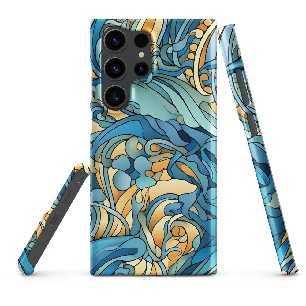 Dancing Waves of the Ocean | Phone Case |  S23 Ultra | Snap Case | Matte