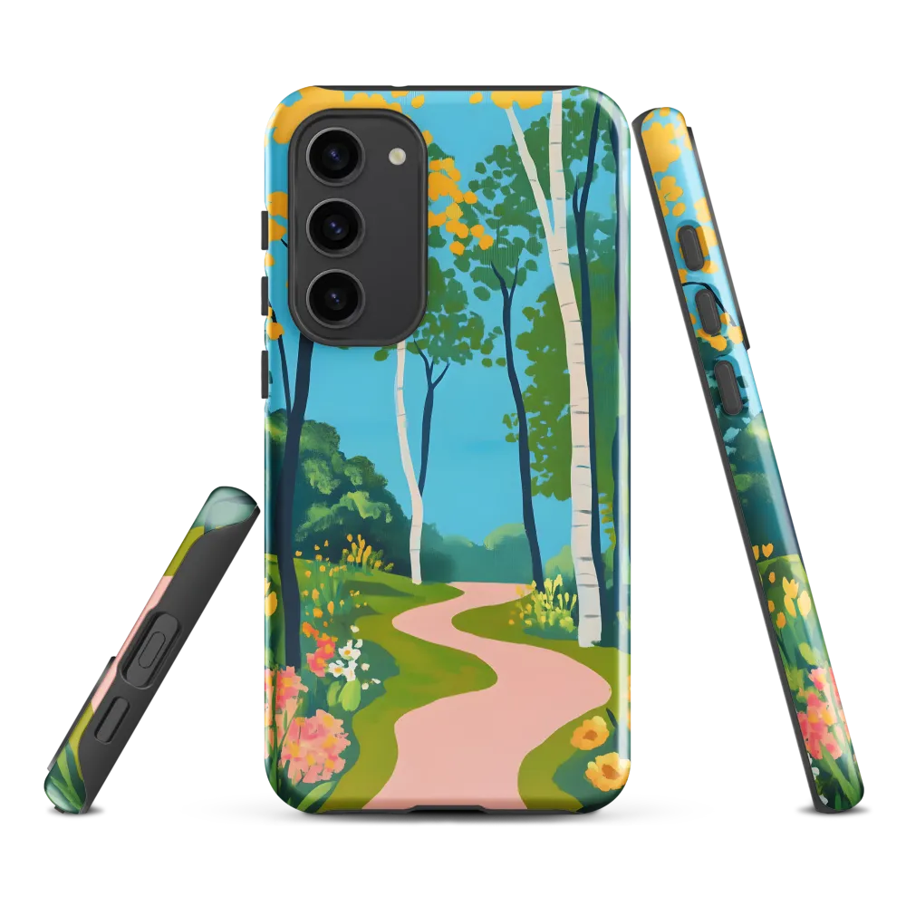 The Winding Path of Nature | Phone Case |  S23 Plus | Tough Case | Glossy