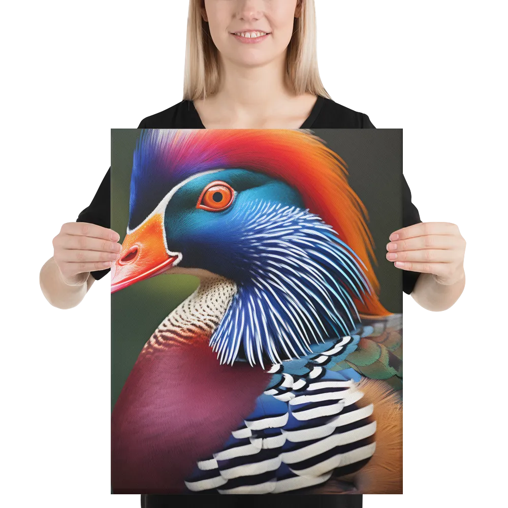 The Majestic Mandarin | Canvas | 16″×20″