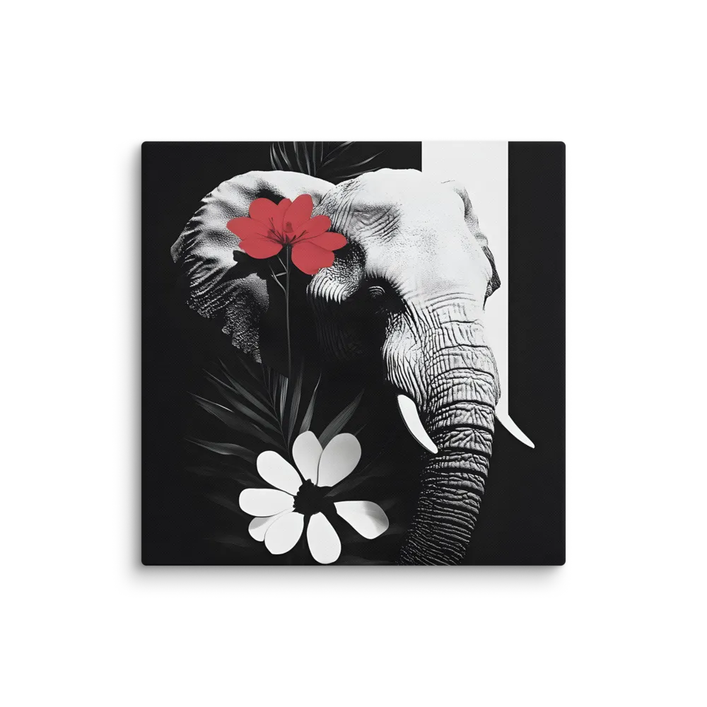 Elephant Harmony | Canvas | 37″×37″