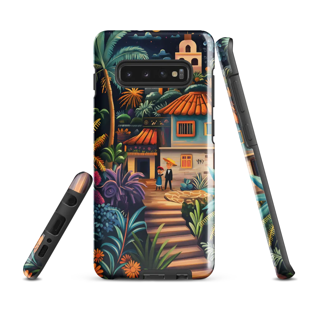 Tropical Reverie | Phone Case |  S10 Plus | Tough Case | Glossy