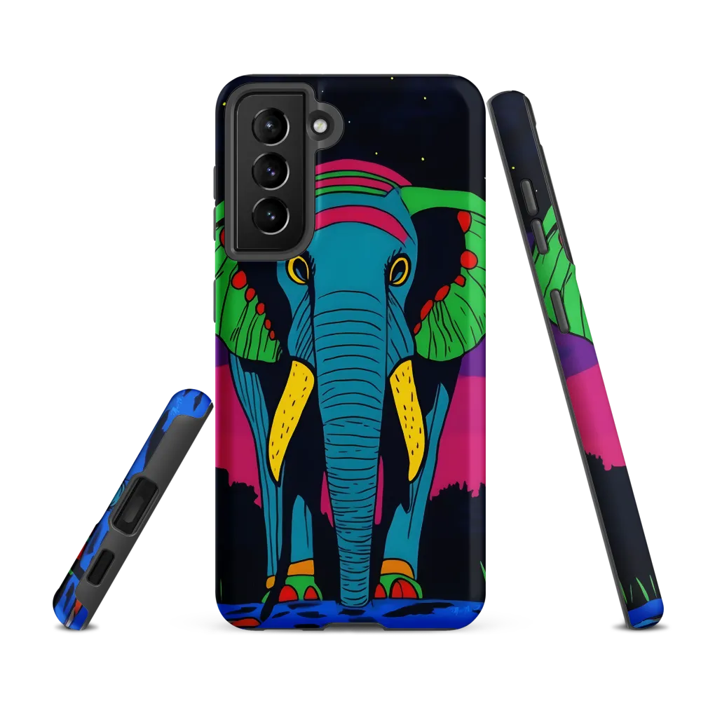 Whimsical Majesty: The Vibrant Elephant