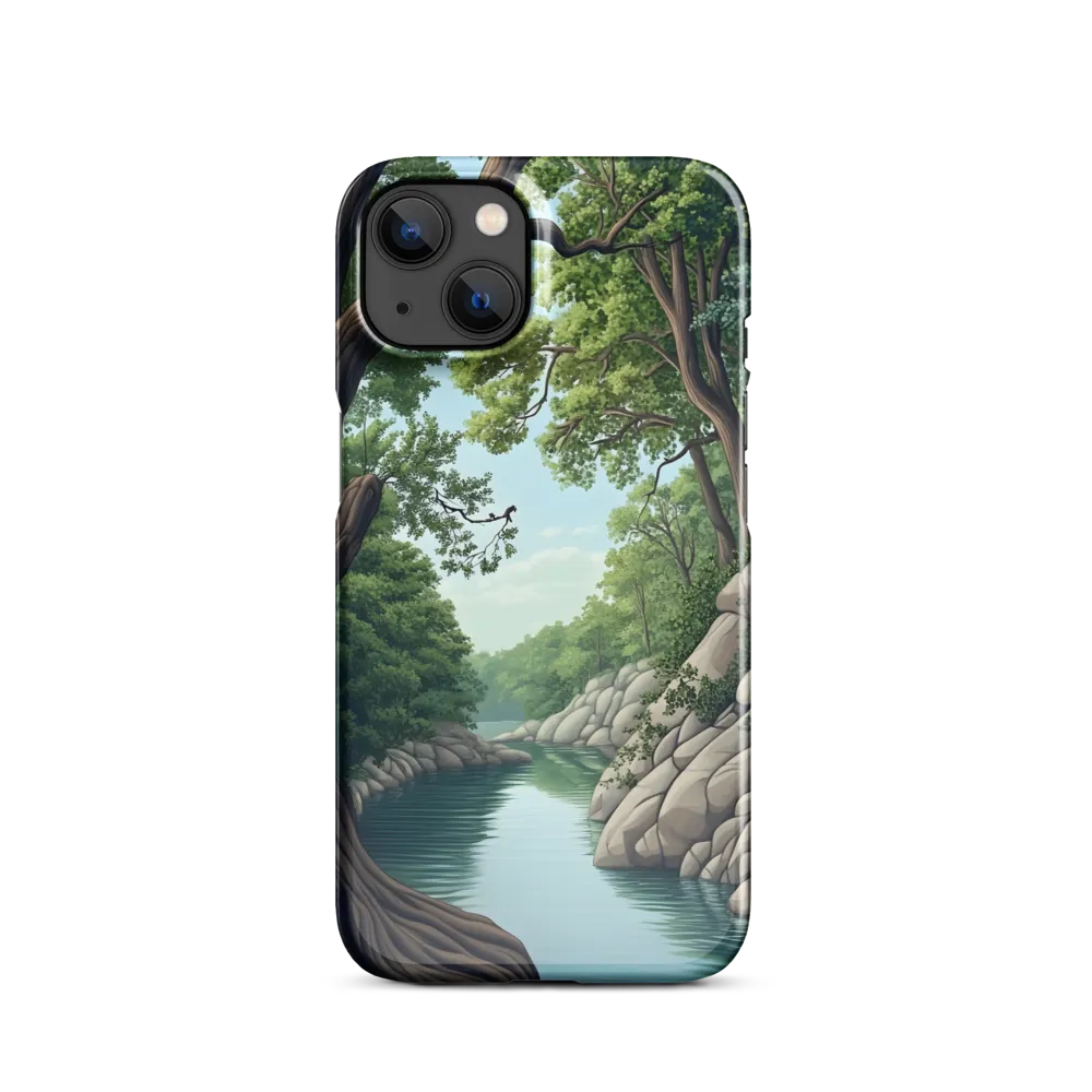 Tranquil Reflections: A Serene River Landscape