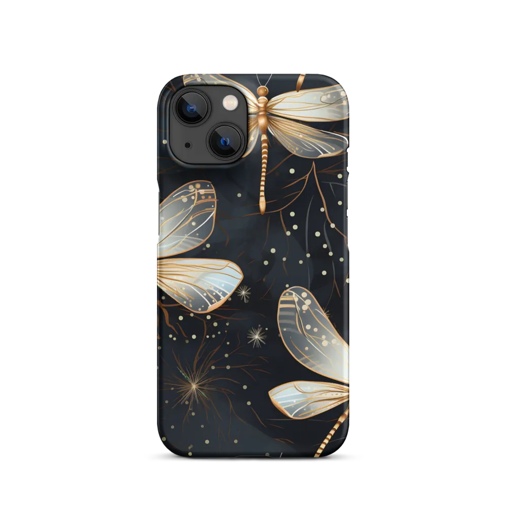 Ethereal Dance: Dragonflies in a Midnight Garden