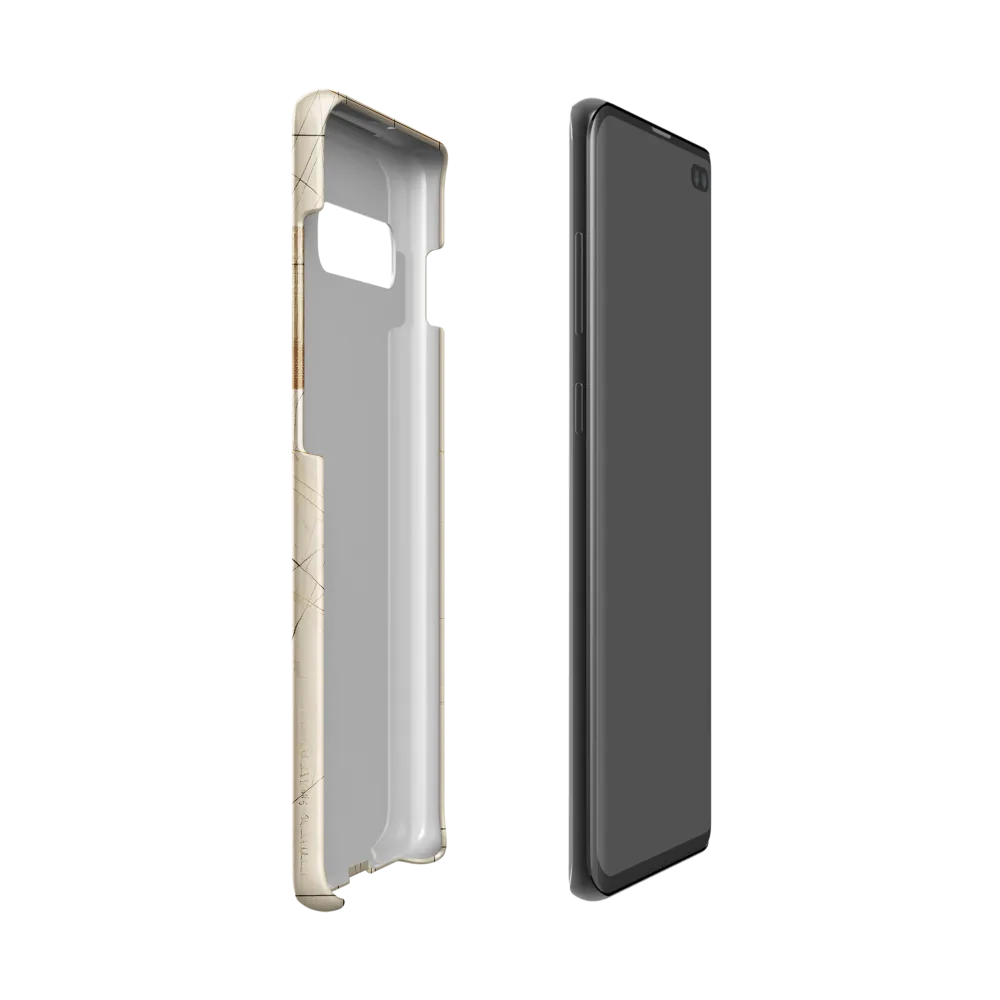 Elegance in Lines | Phone Case |  S10 | Snap Case | Matte