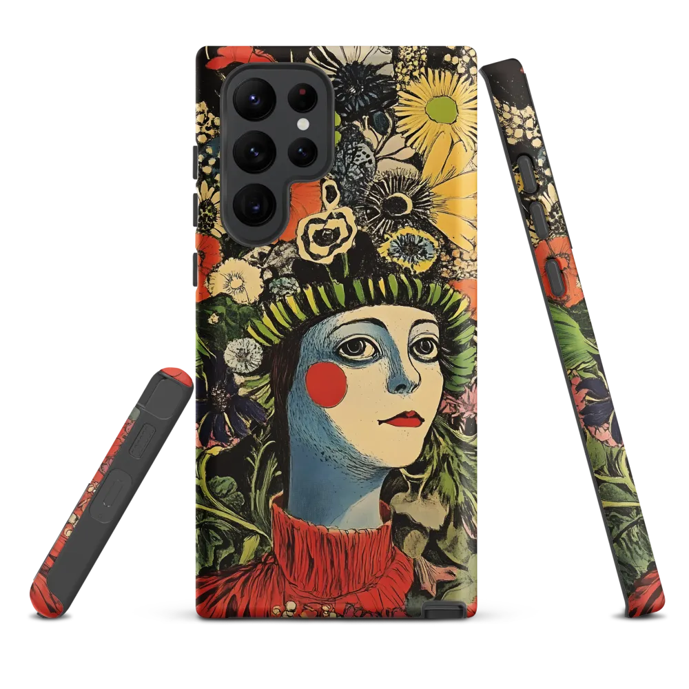 Floral Whimsy: A Portrait of Nature's Embrace