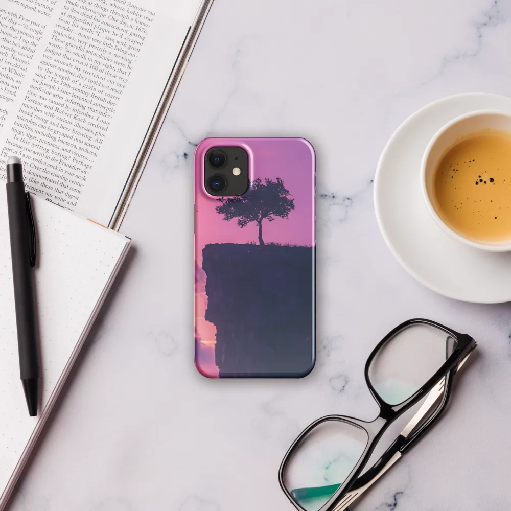 Solitude on the Edge | Phone Case |  12 Mini | Snap Case | Glossy