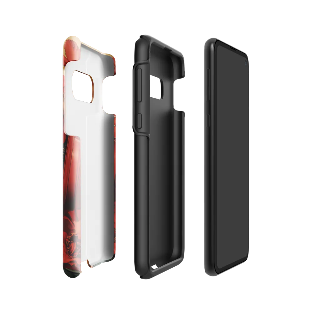 Defiant Portrait in a Floral Realm | Phone Case |  S10e | Tough Case | Glossy