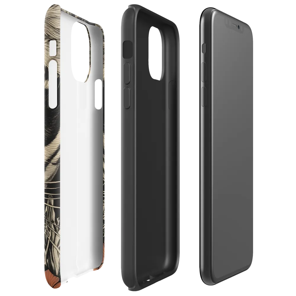 Feline Majesty: The Human-Leopard Connection | Phone Case |  11 Pro Max | Tough Case | Matte