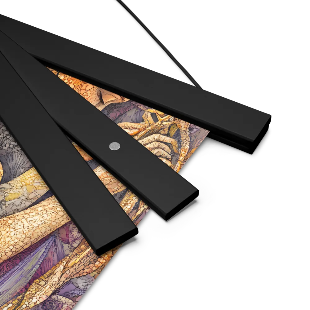Whispers of the Frosted Meadow | Poster With Black Wood Hanger | 10″×10″