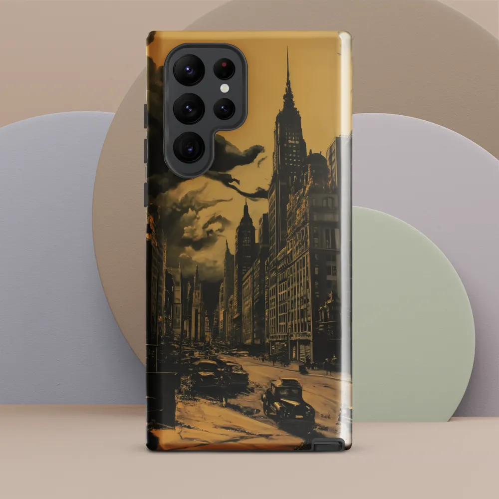 Echoes of a Forgotten Skyline | Phone Case |  S22 Ultra | Tough Case | Glossy