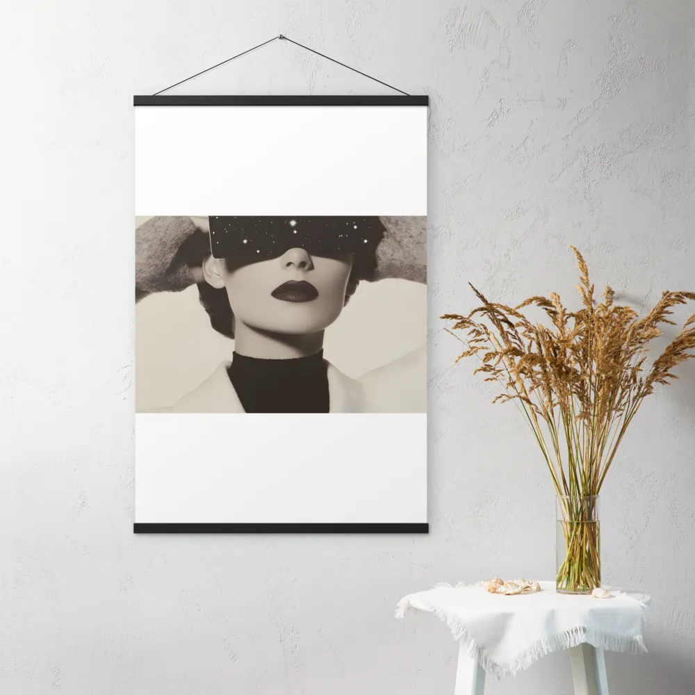 Celestial Elegance | Poster With Black Wood Hanger | 24″×36″