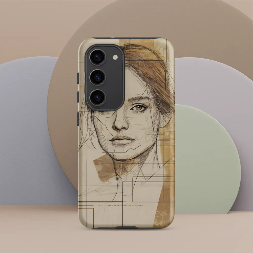 Geometric Elegance: A Modern Portrait