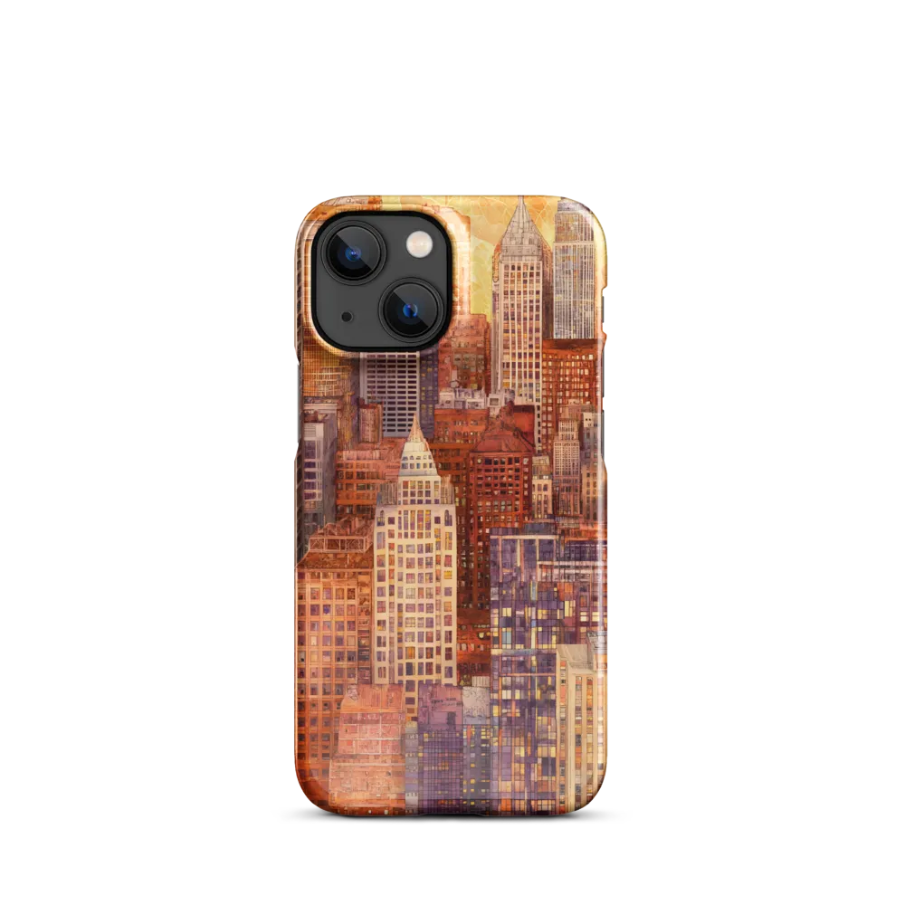 Golden Hour Over the City | Phone Case |  13 Mini | Snap Case | Glossy