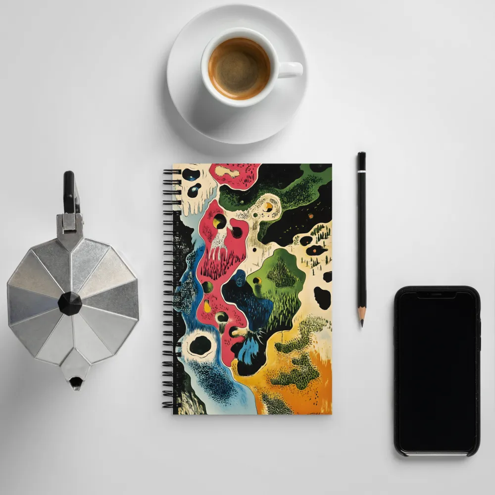 Dreamscape of Contrasting Colors | Spiral Notebook