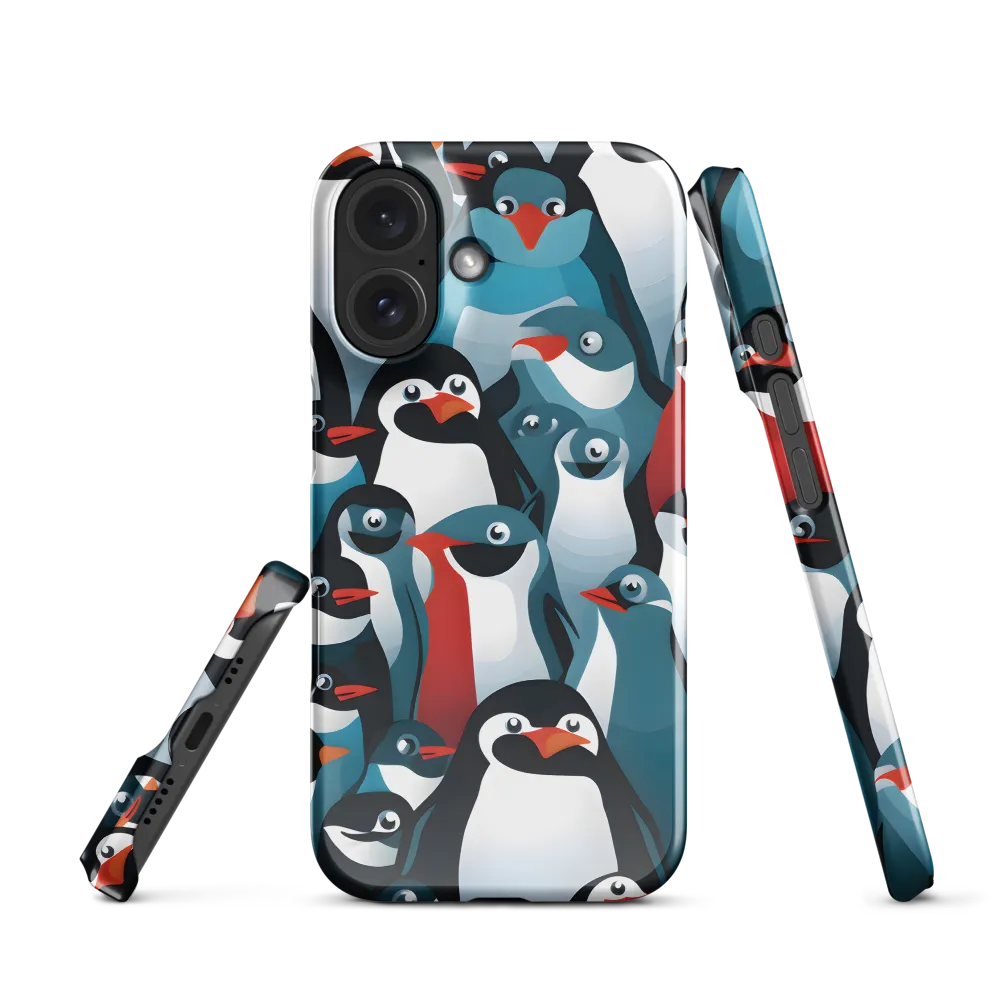 Penguin Parade | Phone Case |  16 | Snap Case | Glossy