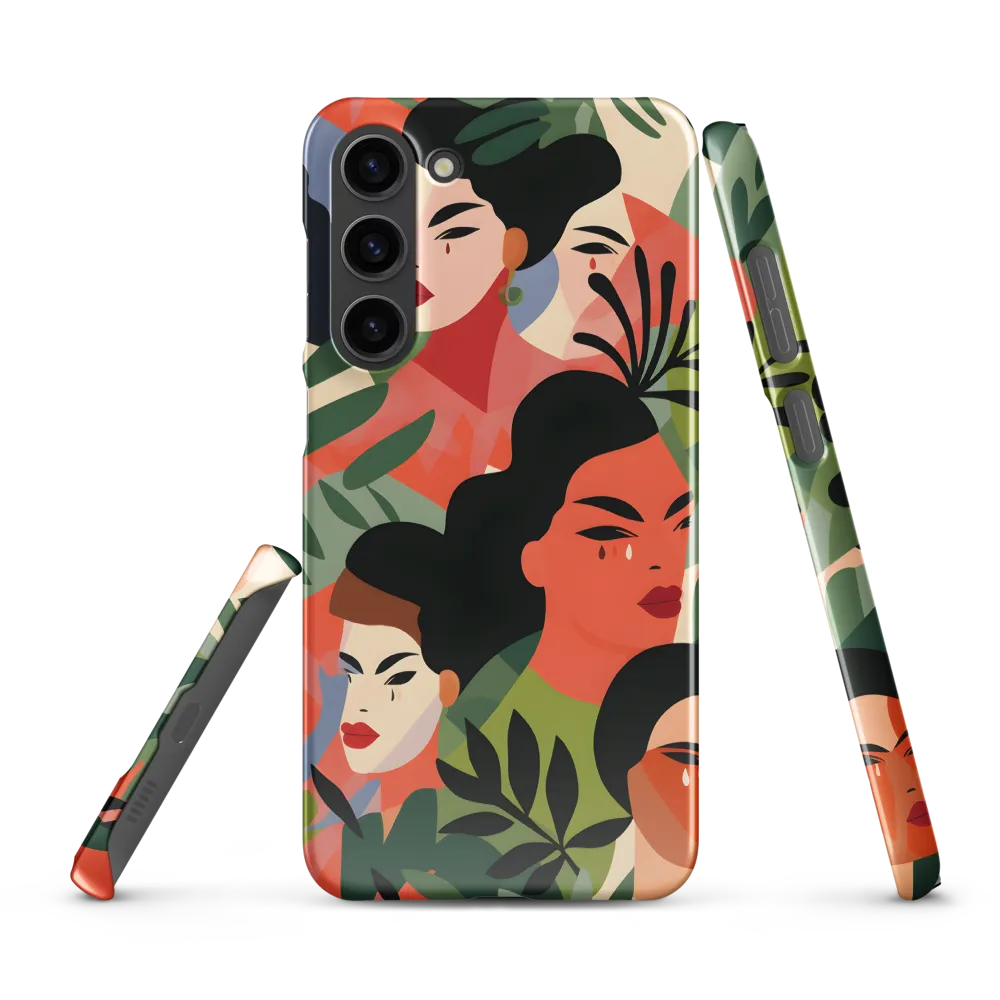 Harmony of Nature and Femininity | Phone Case |  S23 Plus | Snap Case | Glossy